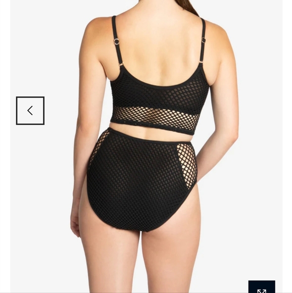 ROBIN  PICCONE  PUA  CROP  BIKINI TOP,  NEW, SIZE:LARGE - Picture 2 of 7